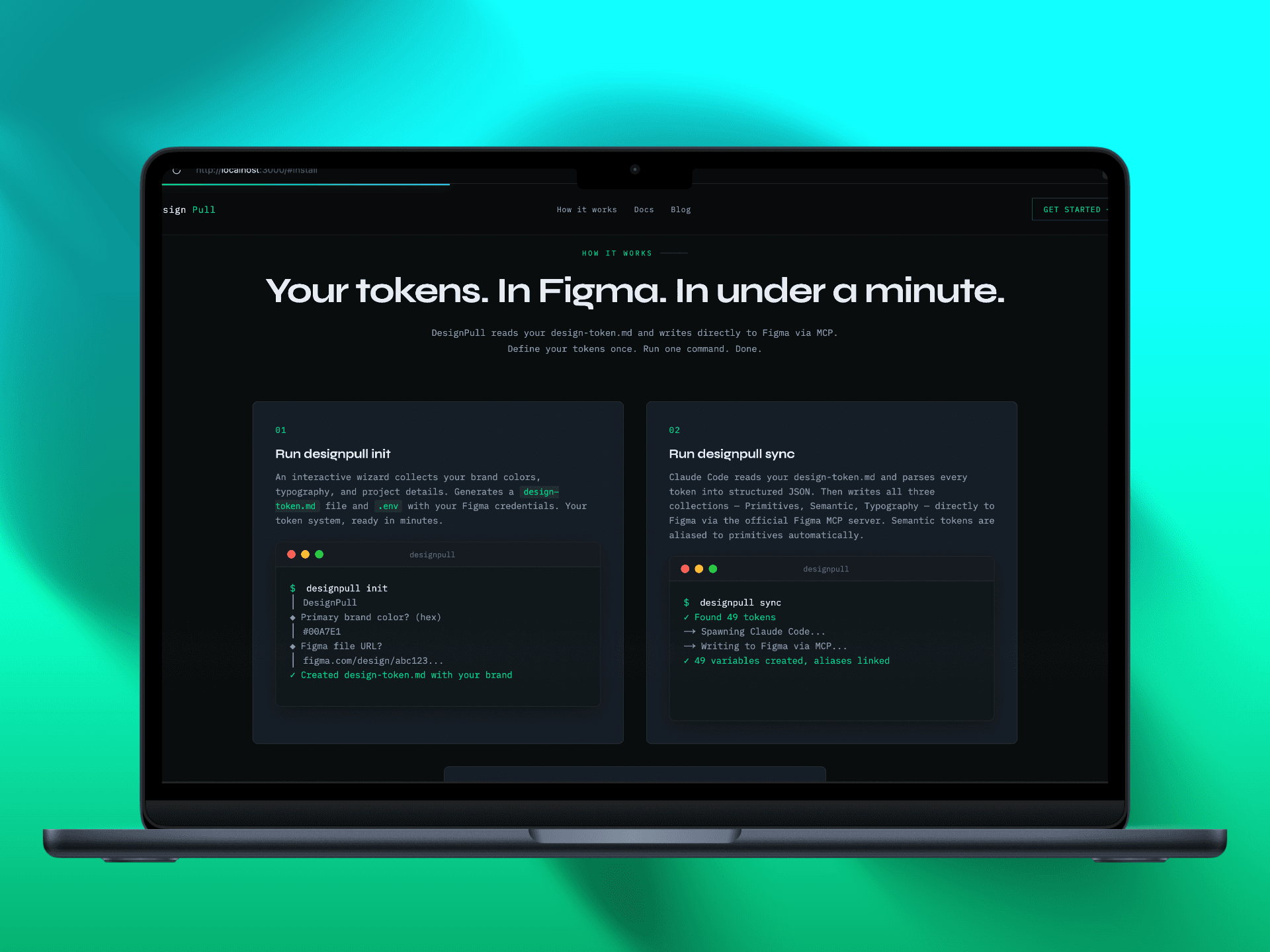 Design Pull — One Command to Sync Tokens to Figma
