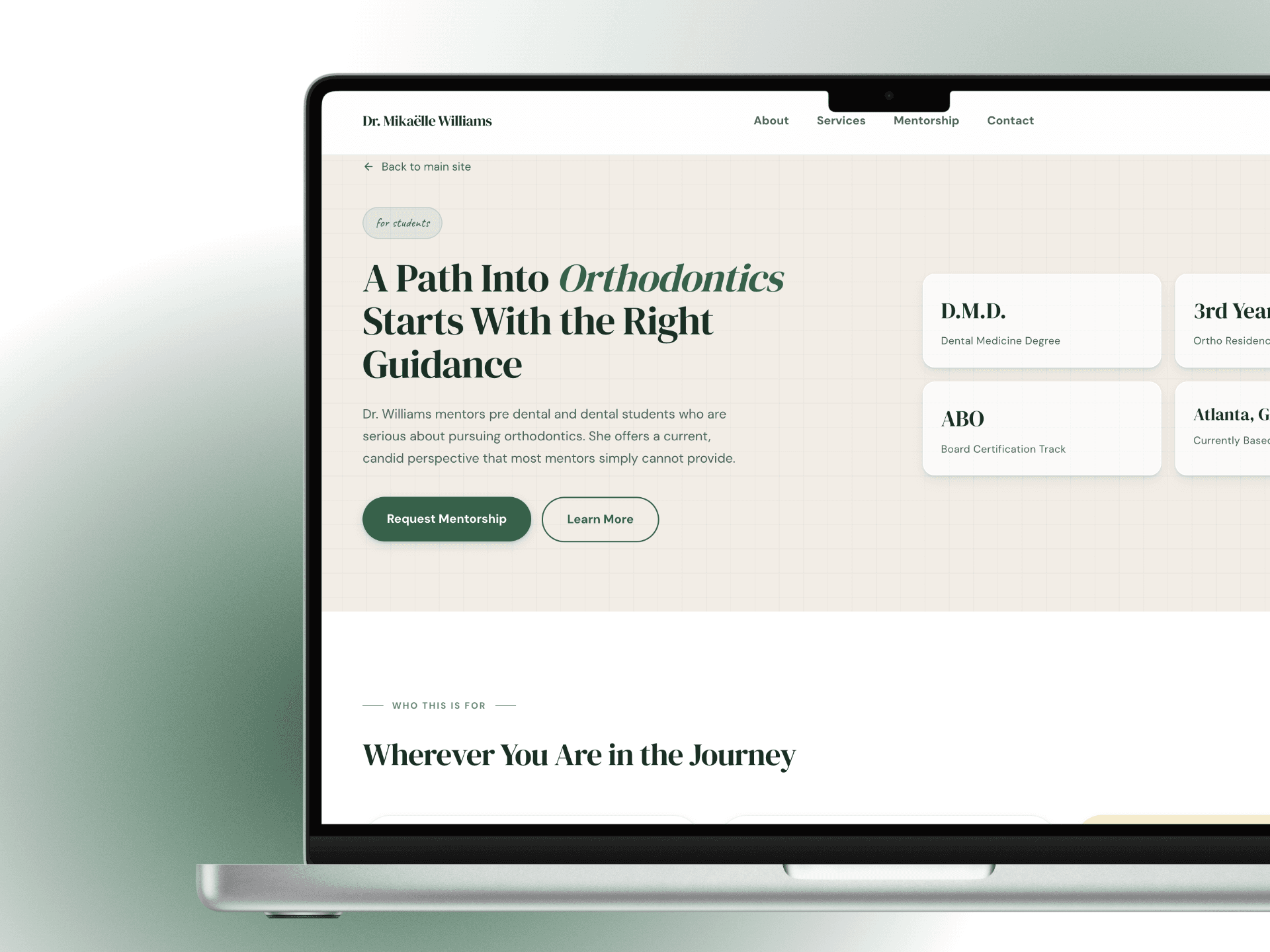 Dr. Williams — A Consulting Platform for a New Kind of Practice